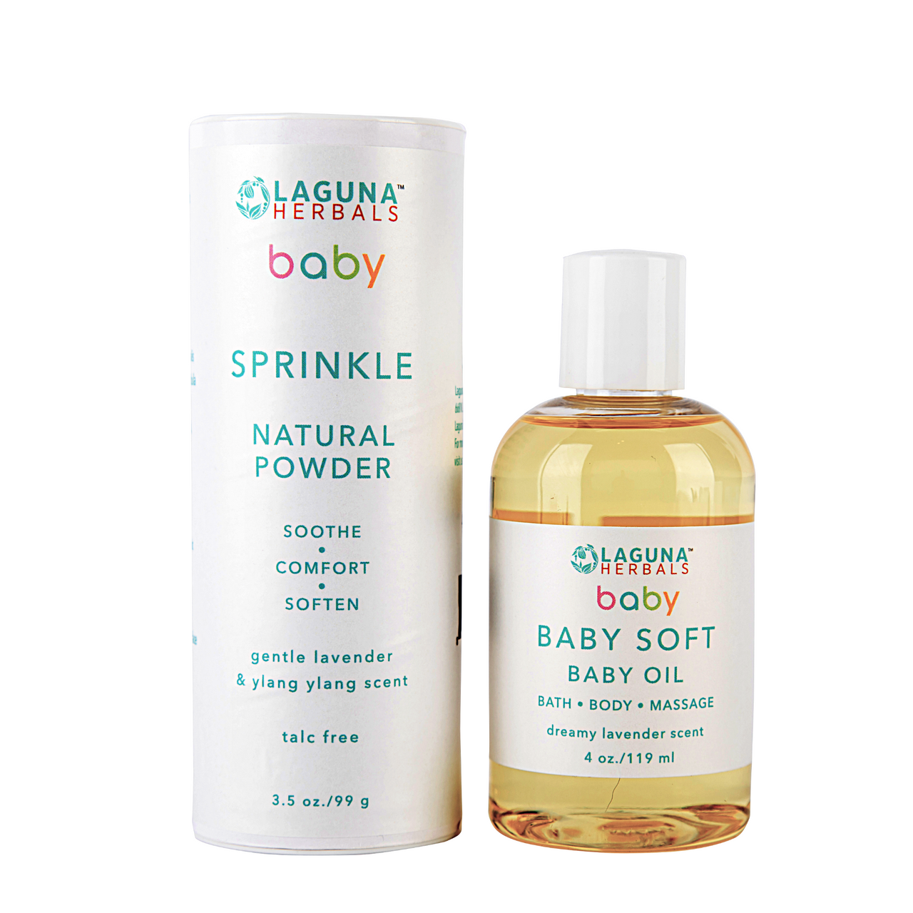 Organic Baby Oil and (talc free) Baby Powder Set - It's Back!